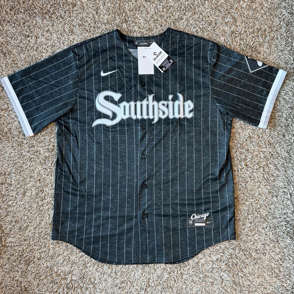 Nike Chicago White Sox City Connect Southside Jersey Mens Size XL Yoan Moncada